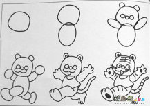 老虎简笔画：最大的老虎