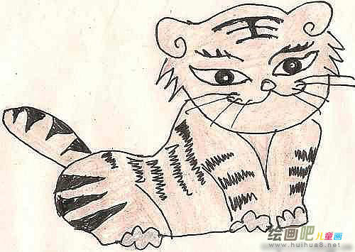 老虎简笔画