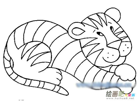 老虎简笔画