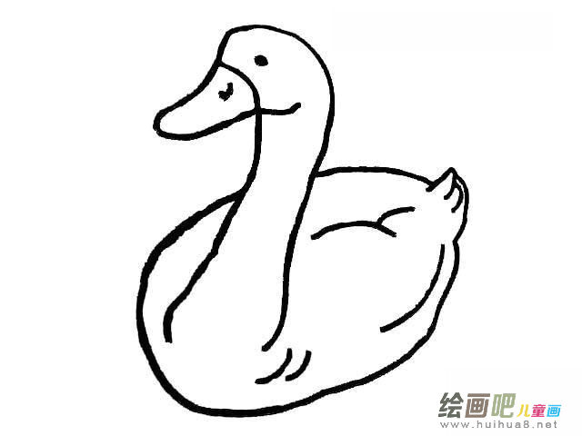 小鸭子简笔画