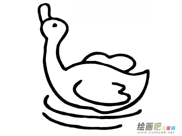 小鸭子简笔画