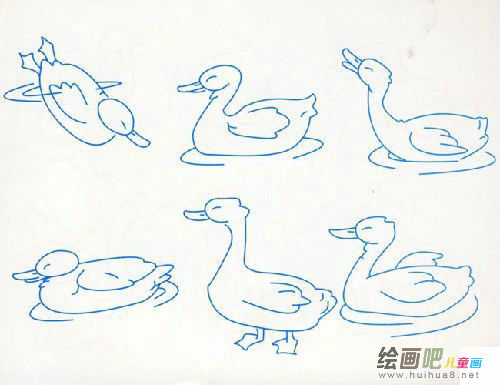 小鸭子简笔画
