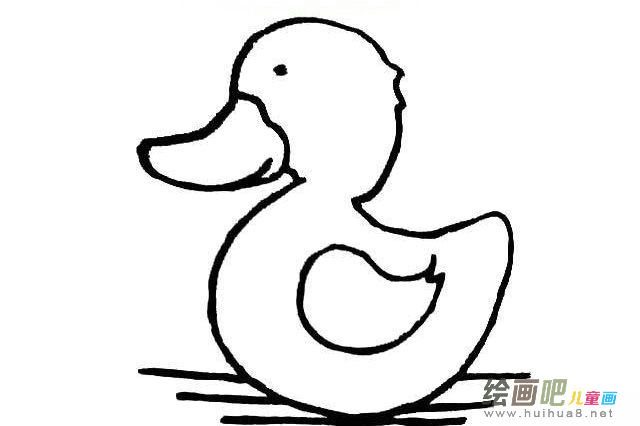 小鸭子简笔画