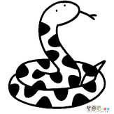 蛇的简笔画：埃及开罗市郊蛇村