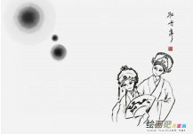 脸谱简笔画：民间社火脸谱