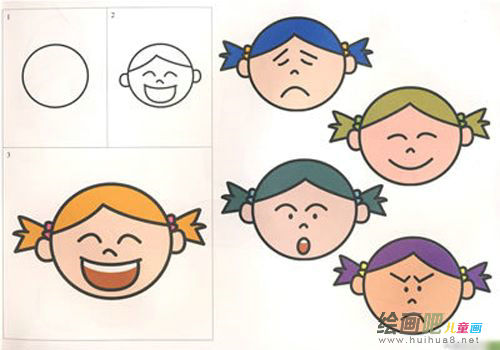 脸谱简笔画