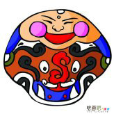 脸谱简笔画：脸谱的主要特点