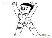 动漫人物简笔画：葫芦娃