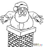 圣诞老人简笔画：我有一个圣诞老人