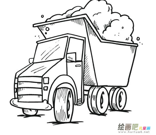 小汽车简笔画