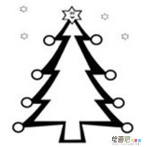 圣诞树简笔画：买圣诞树