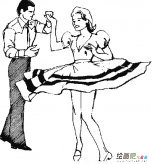 体育运动简笔画：竞技体育