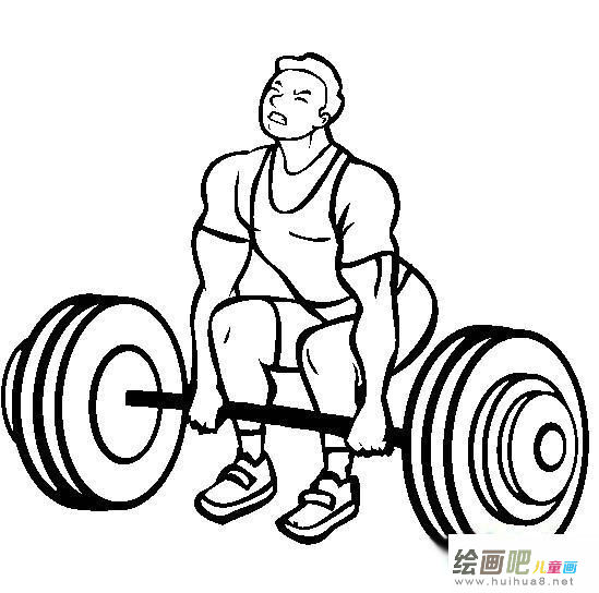 体育运动简笔画