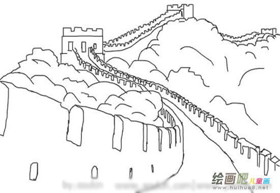 长城简笔画