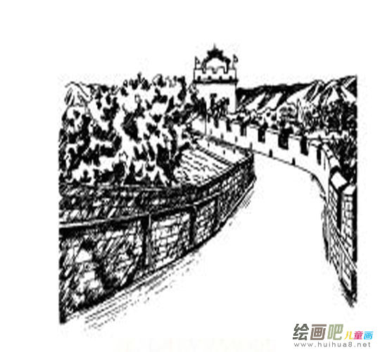 长城简笔画