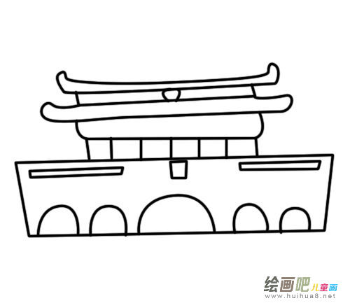 天安门简笔画