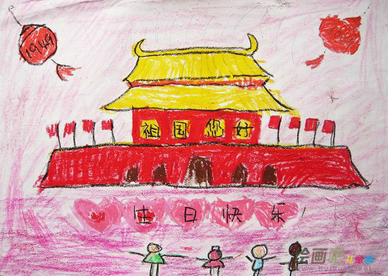 天安门简笔画
