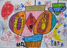 灯笼简笔画：花灯的分类