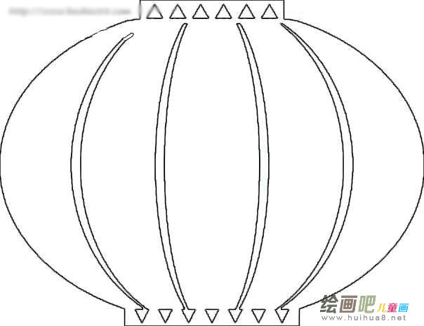 灯笼简笔画