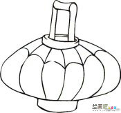 灯笼简笔画：元宵节打灯笼习俗的由来