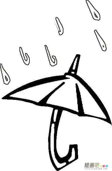 雨伞简笔画
