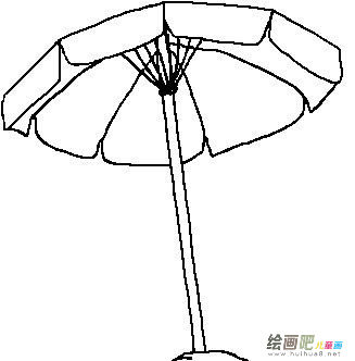 雨伞简笔画