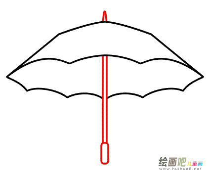 雨伞简笔画