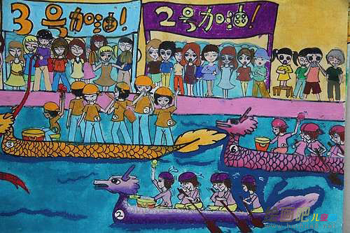 龙舟简笔画
