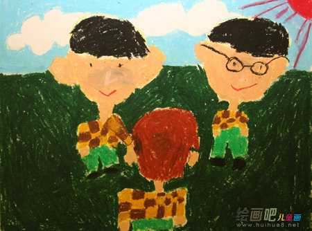 蜡笔画