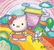 动漫铅笔画：Kitty 猫