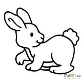 兔子简笔画：兔死狐悲