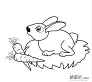 兔子简笔画：狡兔三窟