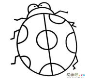 七星瓢虫简笔画：菜园里的故事