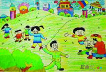 儿童画春天：春