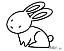 兔子简笔画：可爱的小兔
