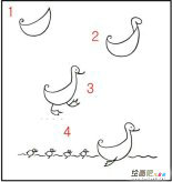 小鸭子简笔画：鸭子生软蛋