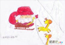 圣诞老人简笔画：“圣诞老人”的礼物