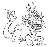 龙的简笔画：我心目中的龙