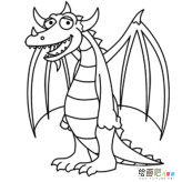 龙的简笔画：龙