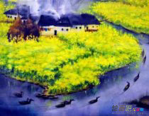 水彩画：江南水乡