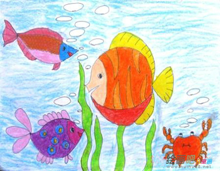 蜡笔画