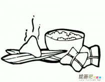 粽子简笔画：最喜欢的端午节