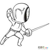 体育运动简笔画：体育课上