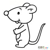 小老鼠简笔画：小老鼠