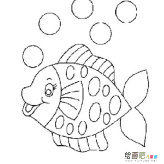 海洋生物简笔画：丰富的海洋生物