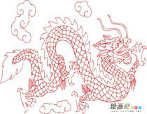 龙的简笔画：中国人与龙