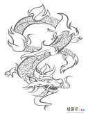 龙的简笔画：龙的觉醒