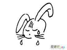 兔子简笔画：家兔