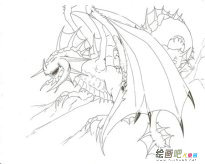 龙的简笔画：力量无边的神物