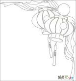 灯笼简笔画：灯笼教程
